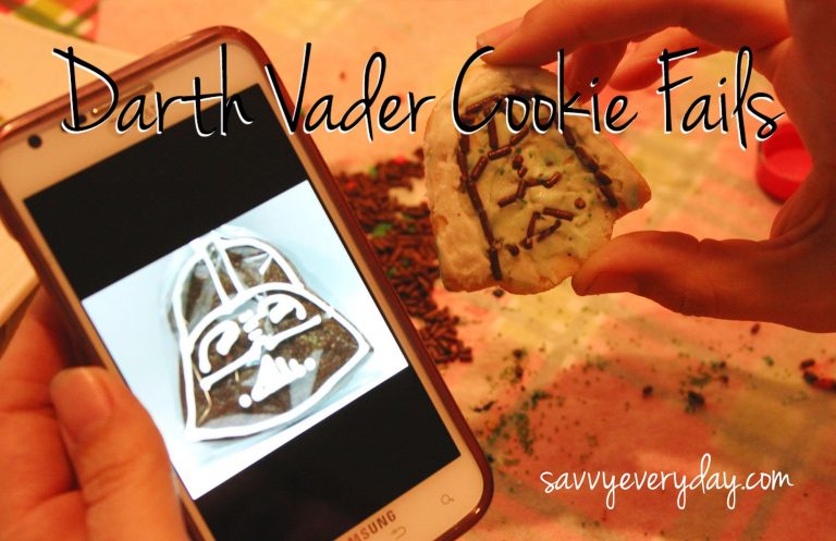 Darth Vader Cookie Fails