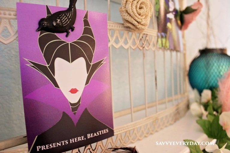 A Maleficent Themed 4th Birthday Party