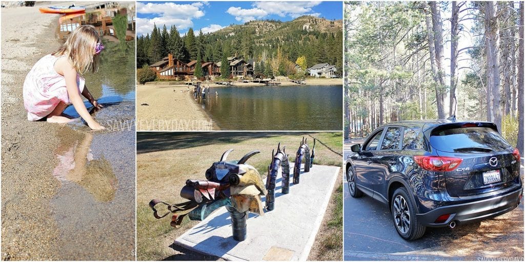 Collage of pictures from Donner Lake