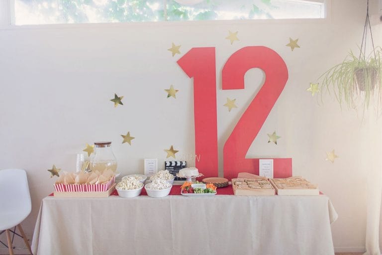 A Pre-Teen Movie-Themed Birthday Party