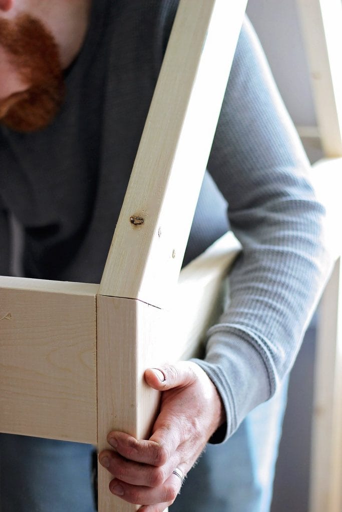 putting wood pieces together