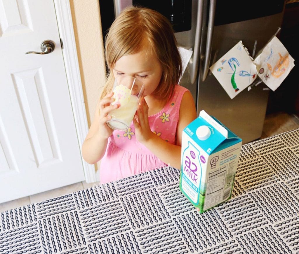 drinking A2 milk angle