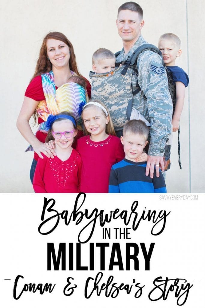babywearing in the military_conan and chelsea