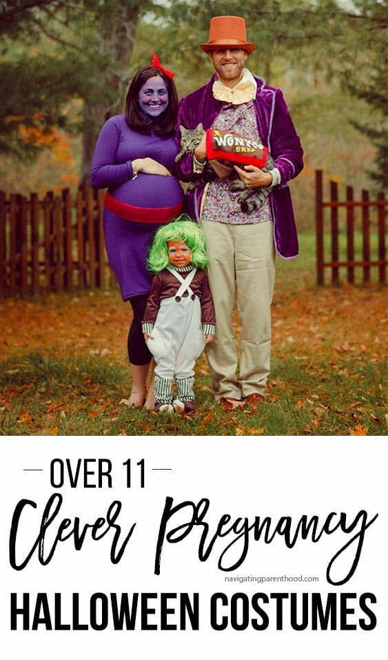 family dressed up for Halloween