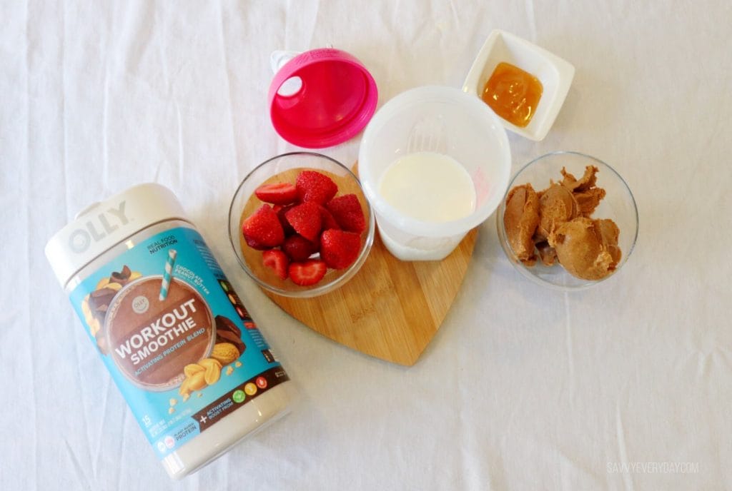 workout smoothie ingredients