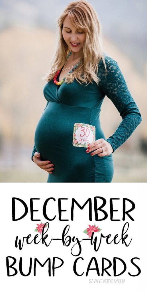 December Week-By-Week Bump Photo Cards Download