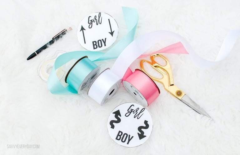 My Ribbon Gender Reveal