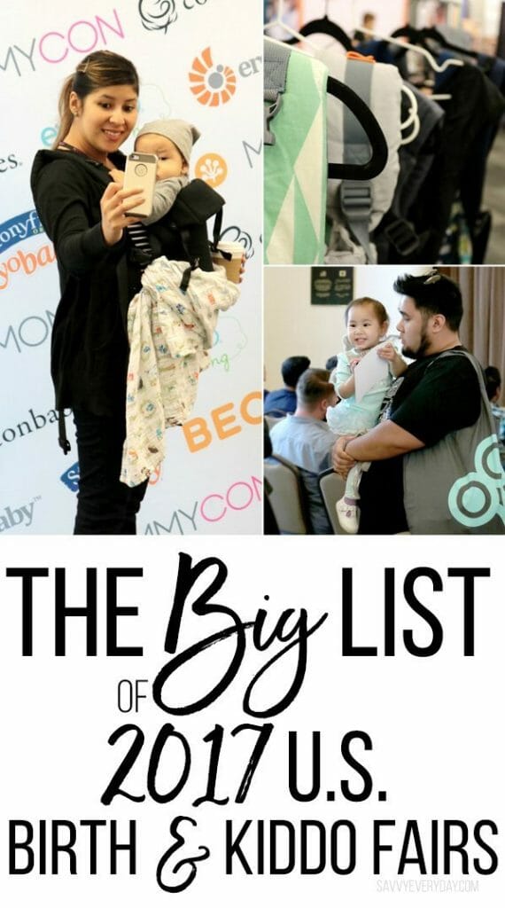 The Big List of 2017 U.S. Birth and Baby Fairs.