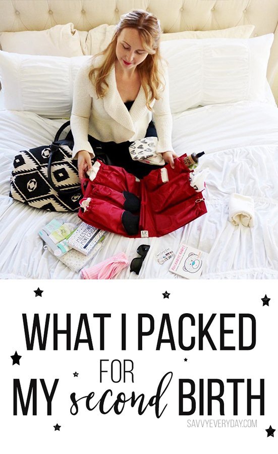 What I Packed For My Second Birth