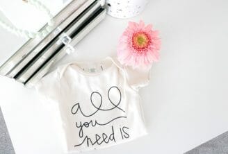 shirt and flower for Mother's Day