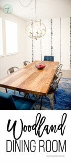 A Woodland Dining Room For Parents & Kids