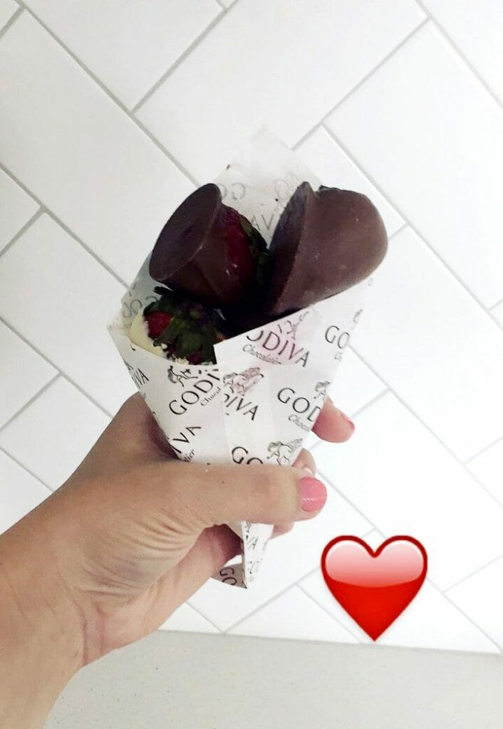 Godiva's chocolate covered strawberries