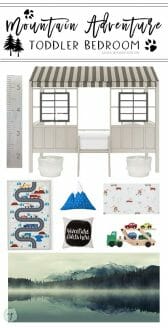 Mountain Adventure Styled Toddler Bedroom