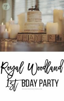 Royal Woodland First Birthday