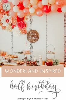 Wonderland-Inspired Half Birthday