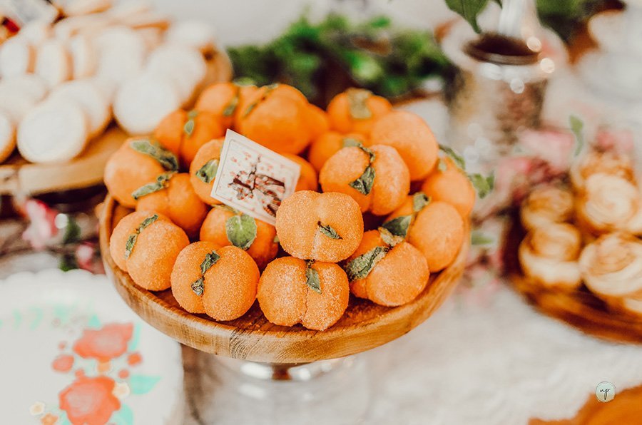 peach ricotta half birthday cookies