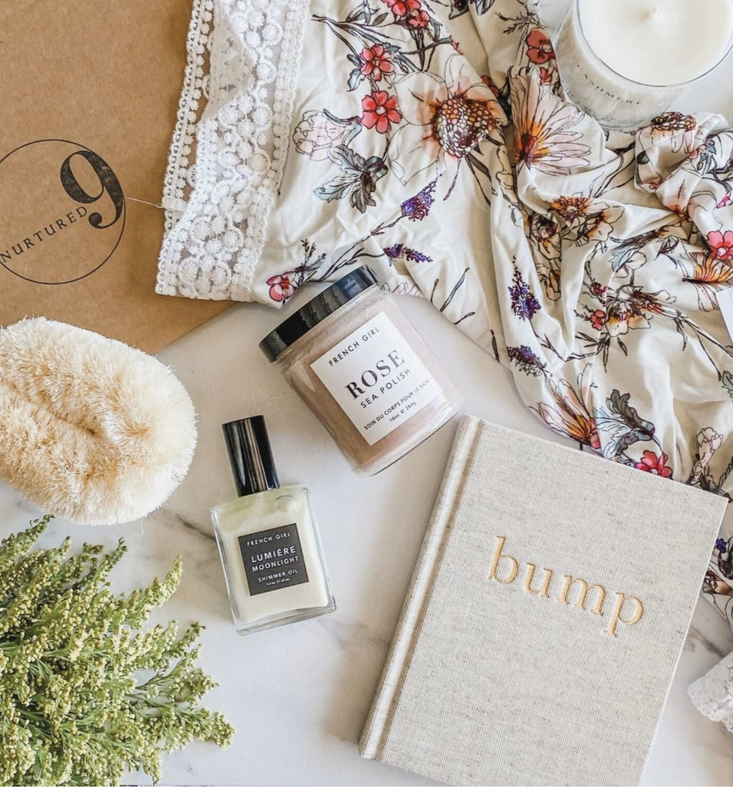 Nurtured 9 box flatlay