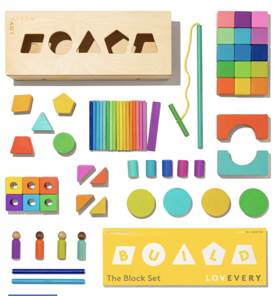 The Lovevery block set