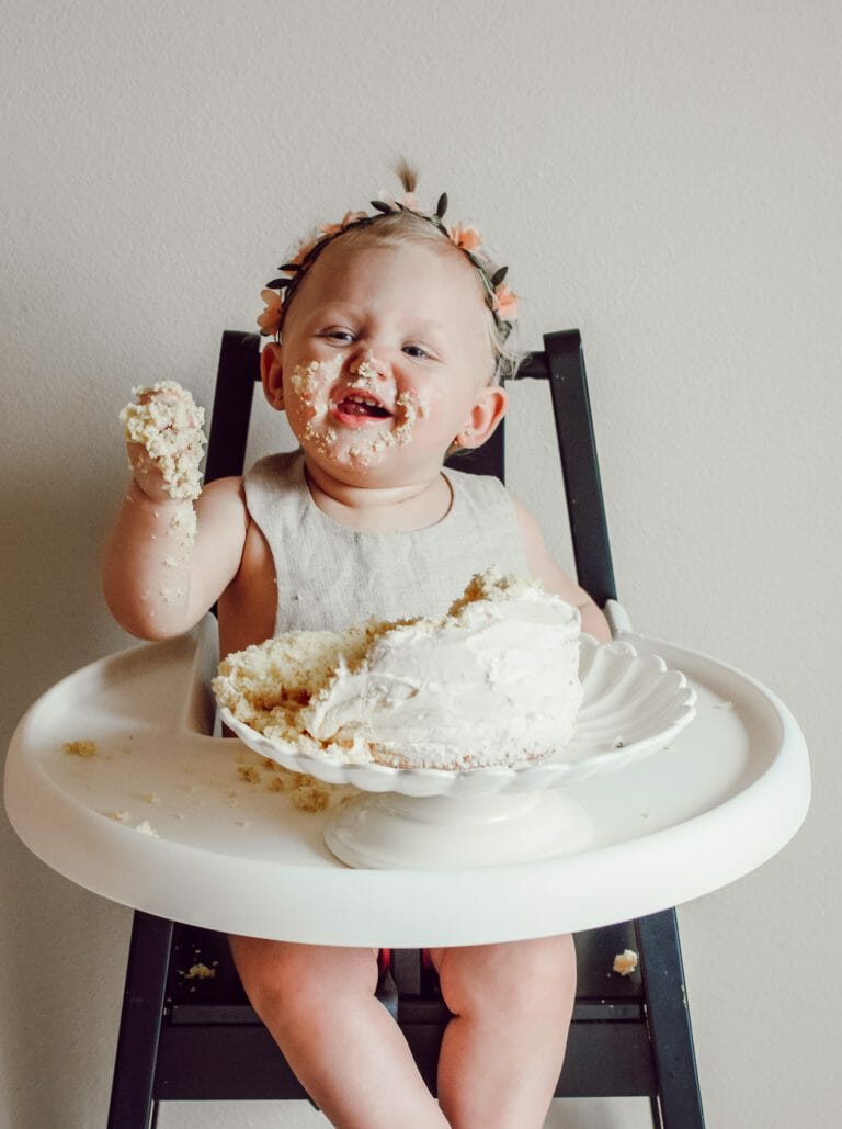 A Peachy Floral First Birthday Party