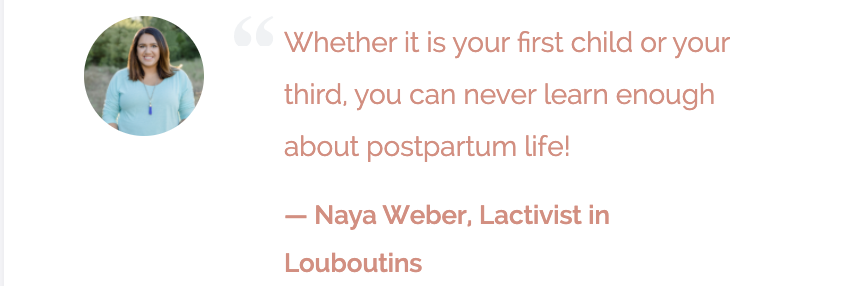 Lactavist Testimonial