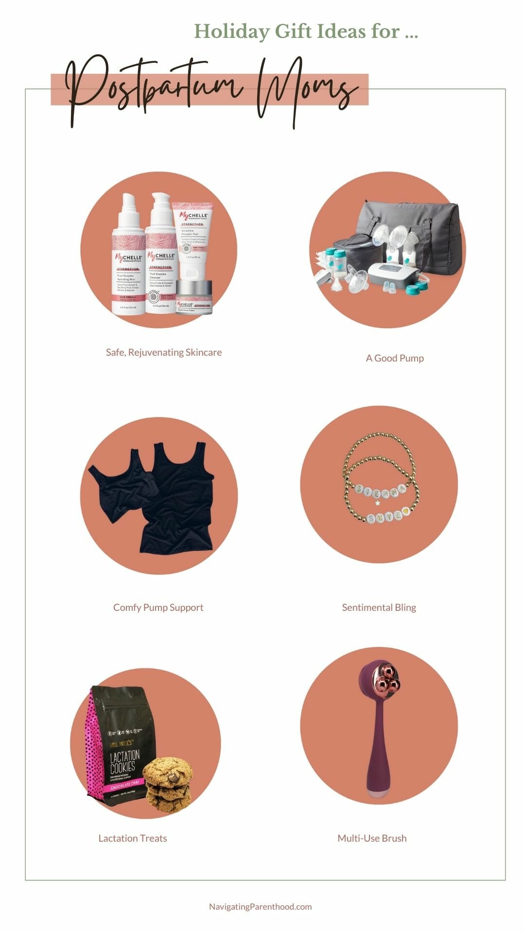 Holiday Gifts for Postpartum Nursing Moms