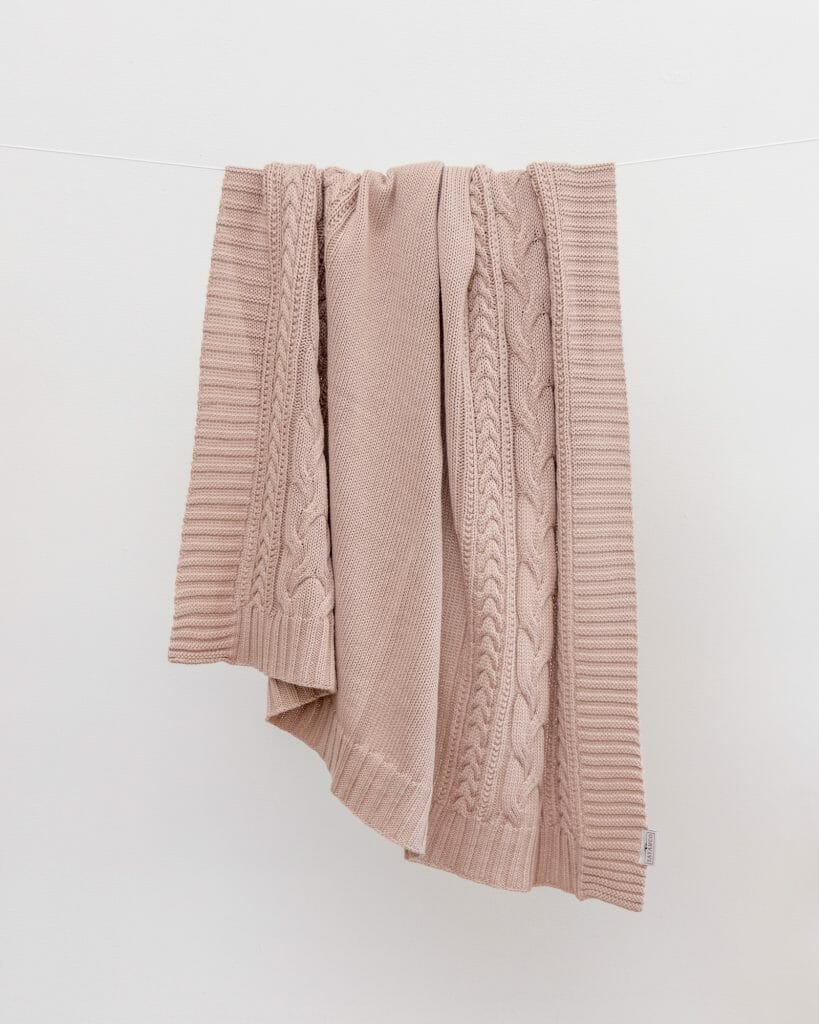 YaYa & Co - Blush Petal Baby Throw Blanket