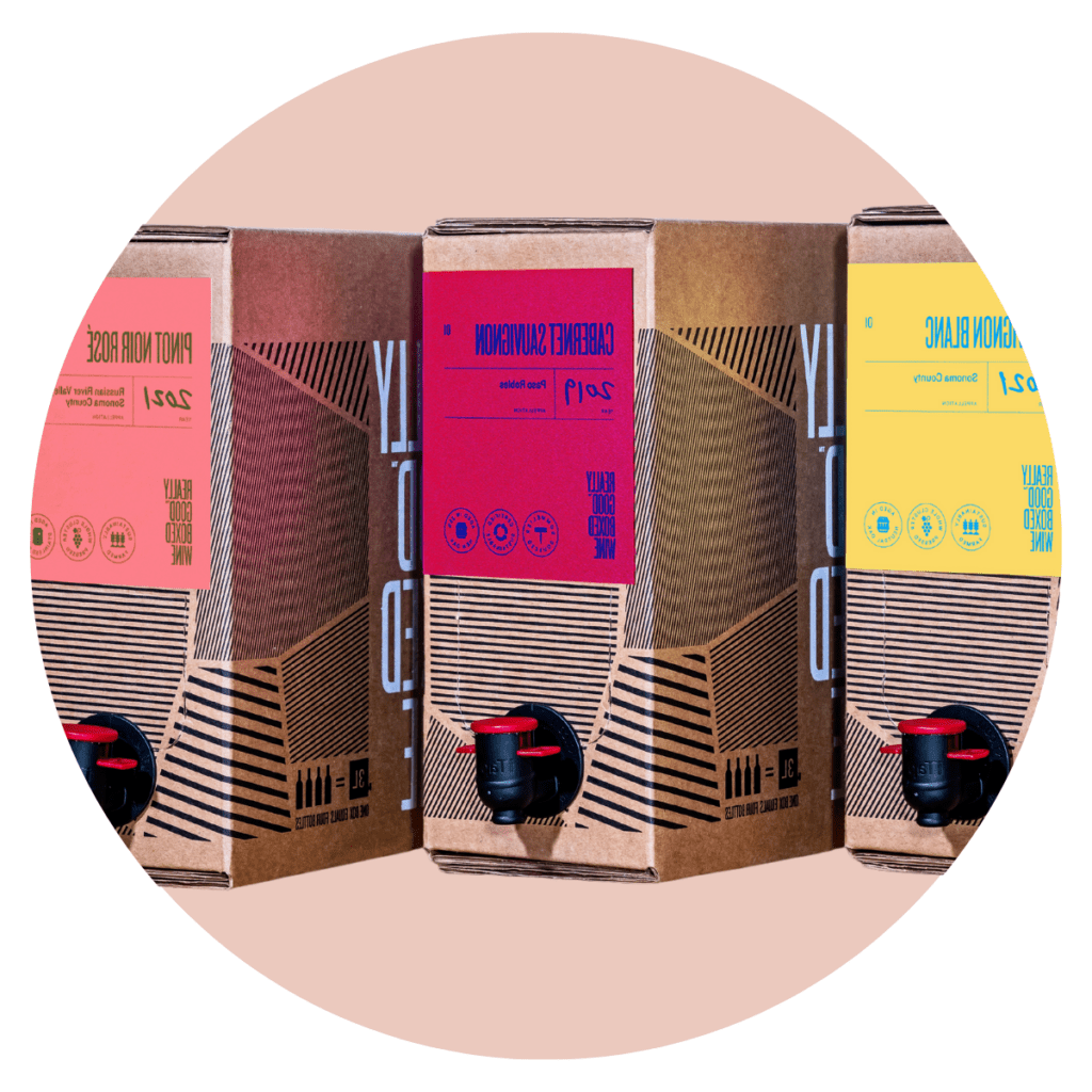 really good boxed wine trio set