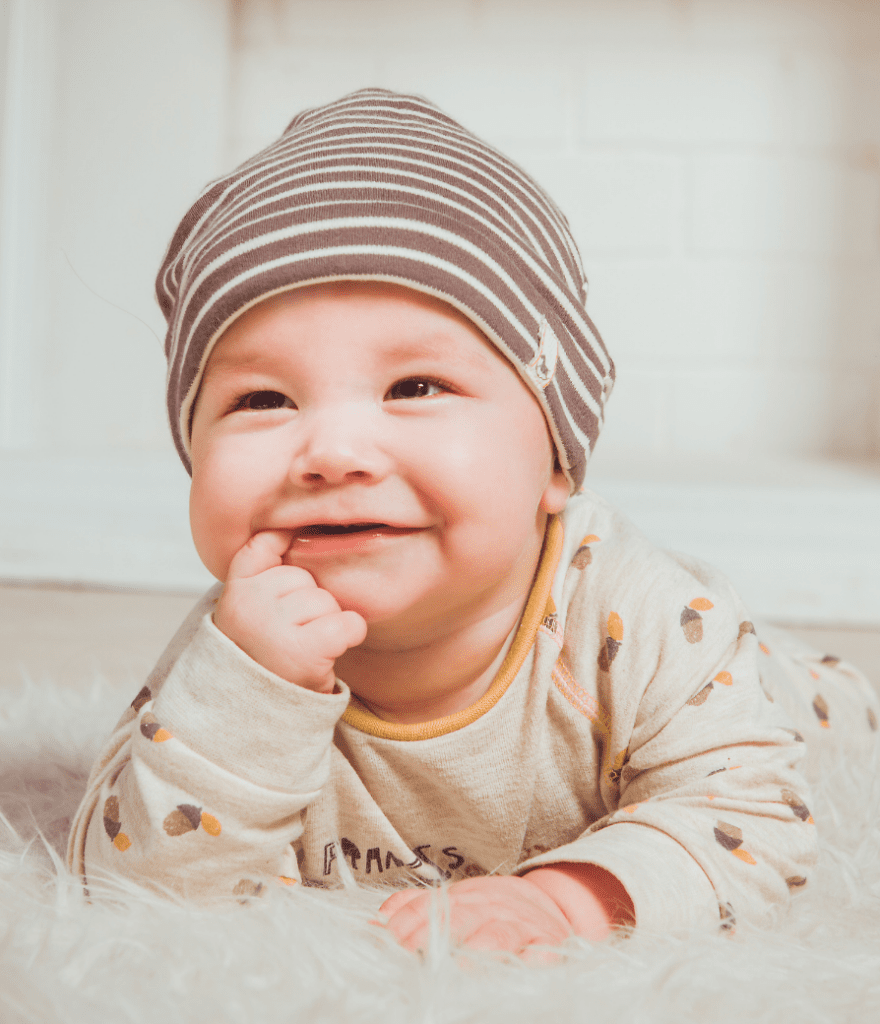 teething baby