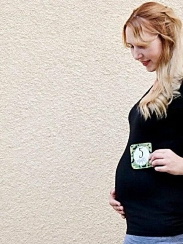 Halloween Themed Pregnancy Milestone Cards