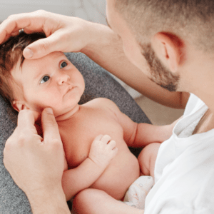 baby and dad