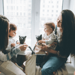 tot class with moms