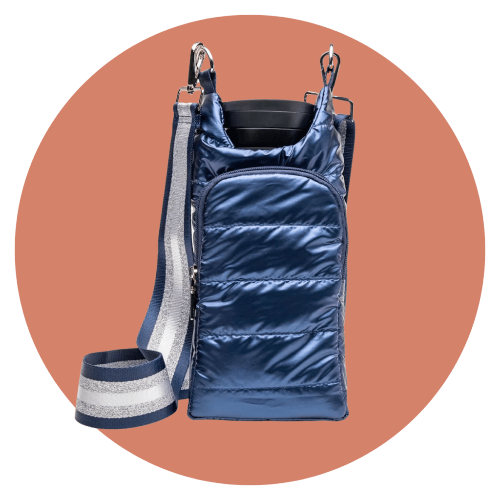 WanderFull blue travel purse