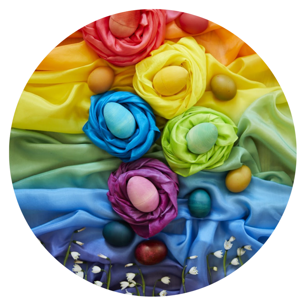 Sarah's silks Easter silks